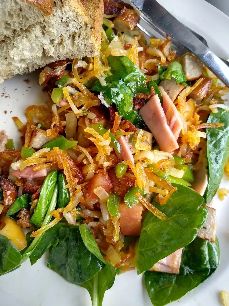 Beachside Skillet with Added Spinach