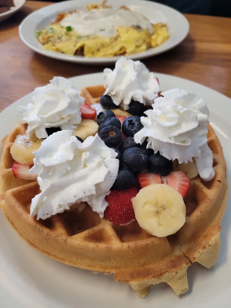 Fruity Belgian Waffle