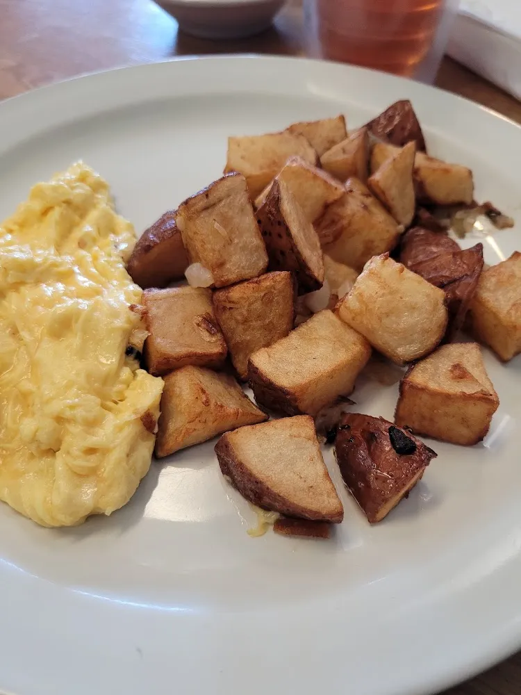 Scrambled Eggs and Country Potatoes